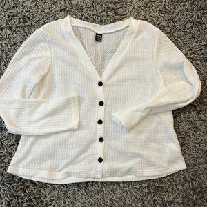 white button cover up